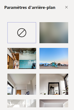 Configuration des fonds d'écran dans Microsoft Teams
