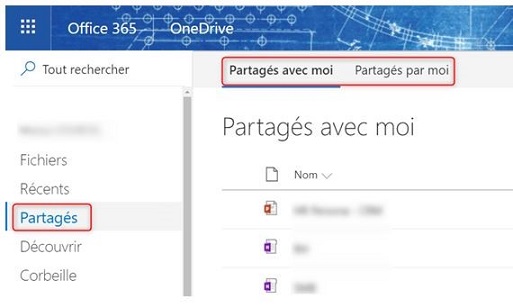 Partagez vos fichiers stockés dans OneDrive