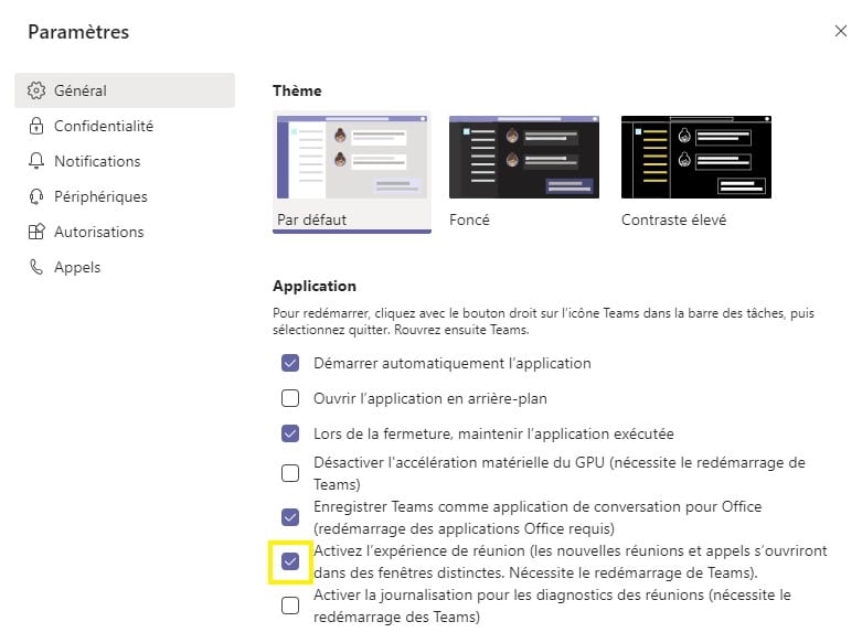 Faites vos réunions ou vos appels sur Microsoft Teams dans une fenêtre séparée pour plus de praticité