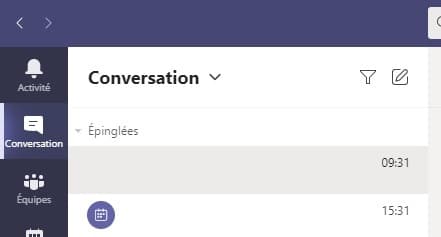 Retrouvez vos conversations Microsoft Teams facilement en les épinglant